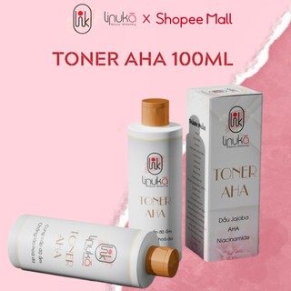 Nước cân bằng da dưỡng ẩm da mặt làm sáng toner aha linuka 100ml