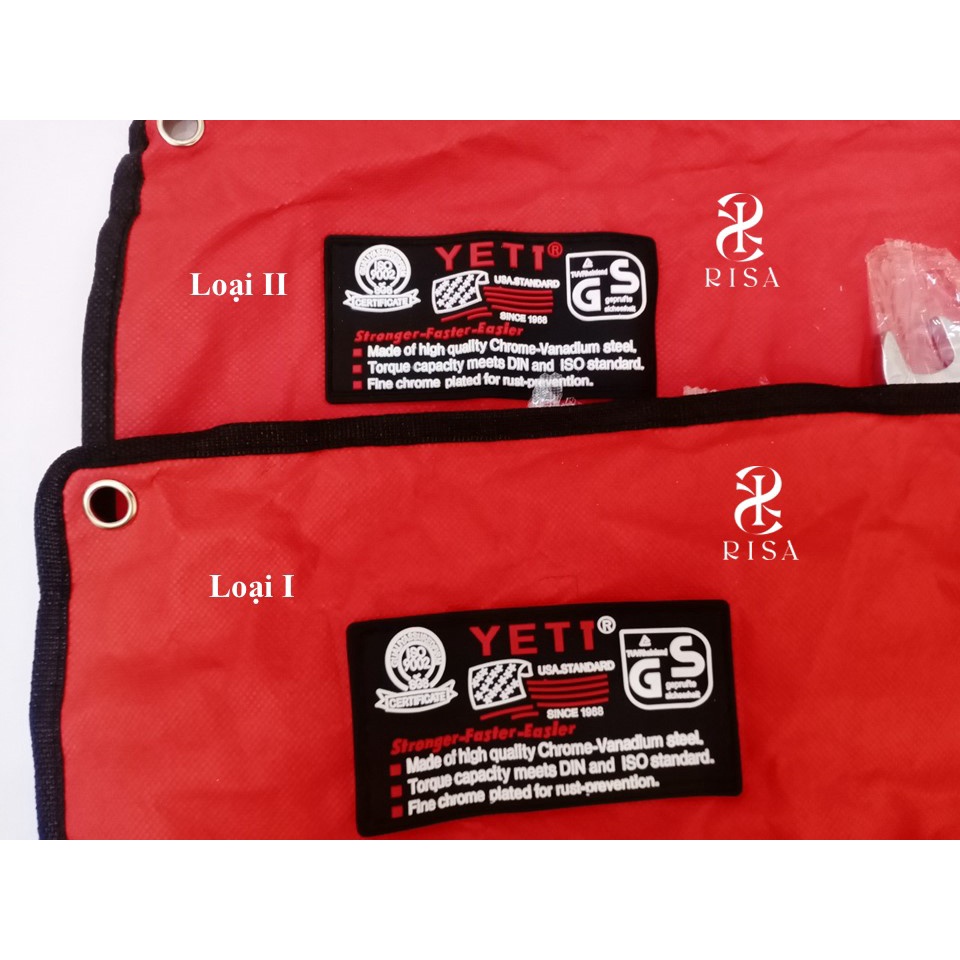 Bộ Cờ Lê 14 Cây YETI Chuẩn USA 8-24mm, Cờ Lê Đa Năng Thép Cao Cấp