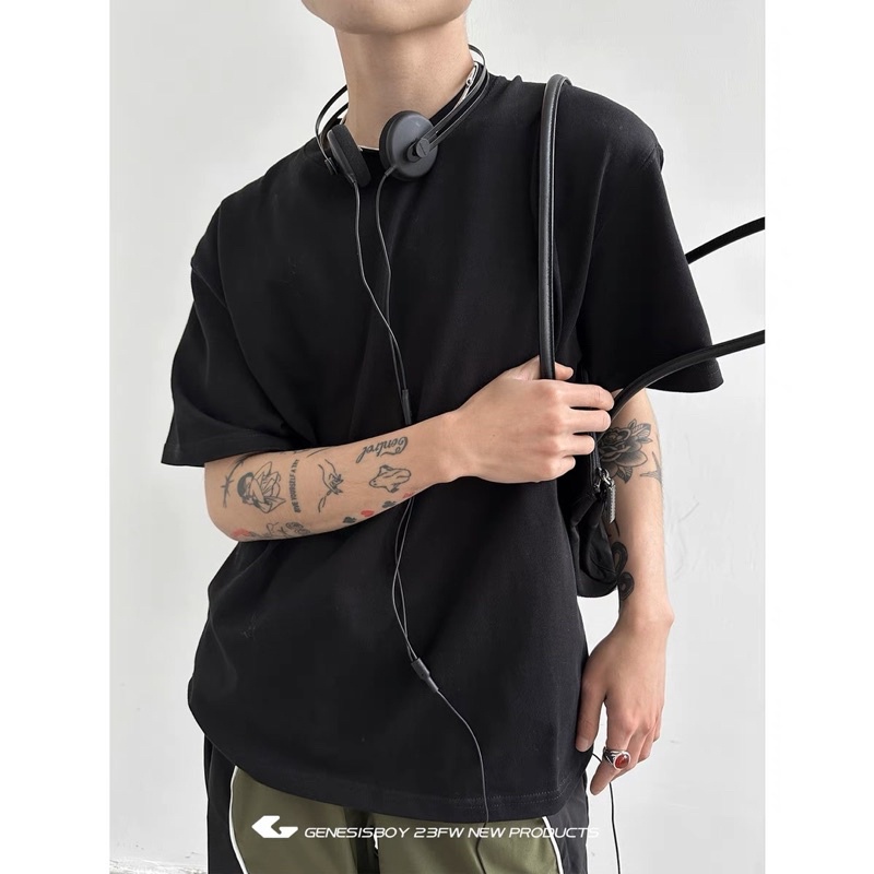 Áo phông nam dáng relaxfit vải cotton 280gsm Brokeboiz