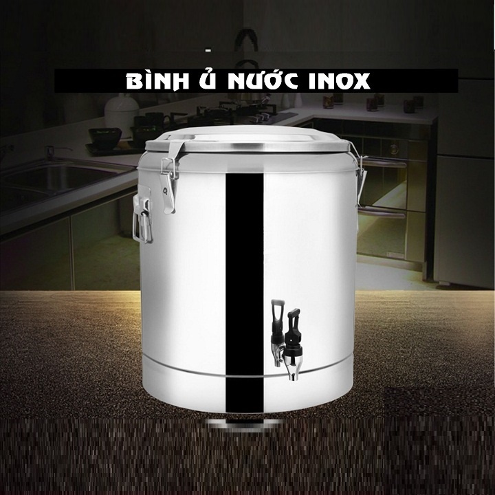 Bình Ủ Trà Giữ Nhiệt Inox 304 Dung Tích 50 Lít Cao Cấp