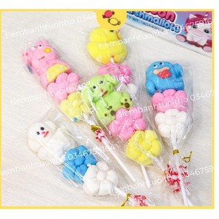 1 que kẹo dẻo bông gòn mashmallow hoạt hình bông thú,bông trái cây