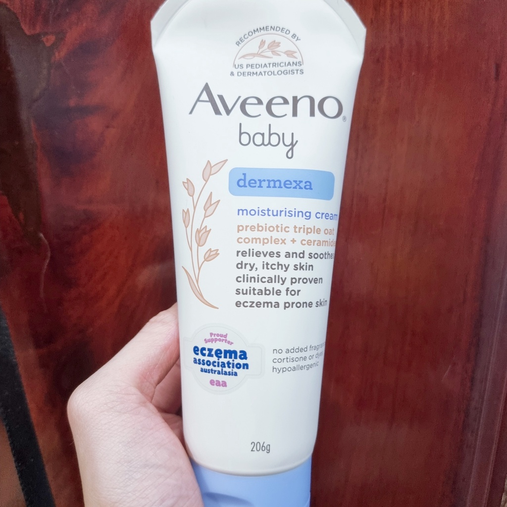 [Bản Úc] Kem dưỡng ẩm da chàm Aveeno baby Dermexa / Eczema 206g cho bé