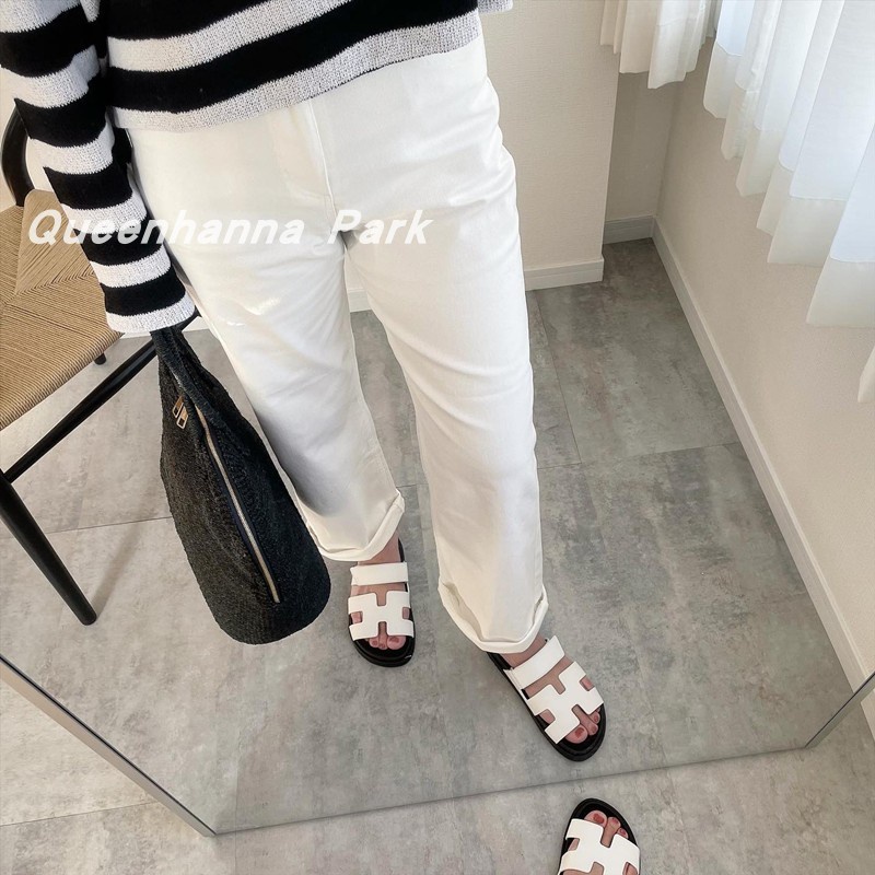 Sandal Quai Ngang Đế Dày Phong Cách Mới 2023 Cho Nữ