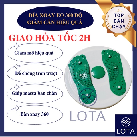 ĐĨA XOAY EO GIẢM MỞ BỤNG dụng cụ tập thể dục tại nhà nam nữ luyện cơ bụng săn chắc 6 múi eo thon giá rẻ LOTA SHOP SG