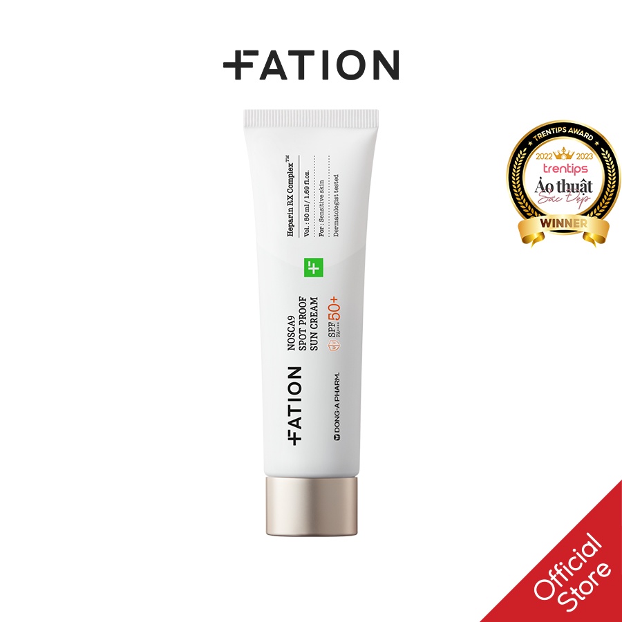 Kem Chống Nắng Fation Nosca9 Spot Proof Sun Cream SPF 50+ PA++++