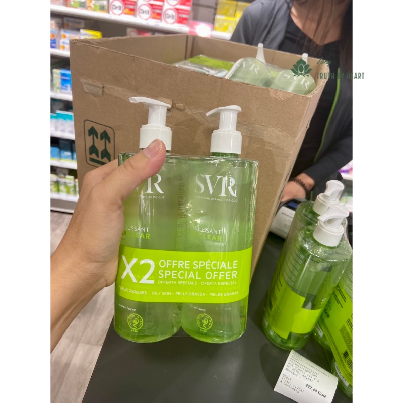 Sữa Rửa Mặt Dạng Gel Dành Cho Da Dầu SVR Sebiaclear Gel Moussant 200ml/400ml của Pháp