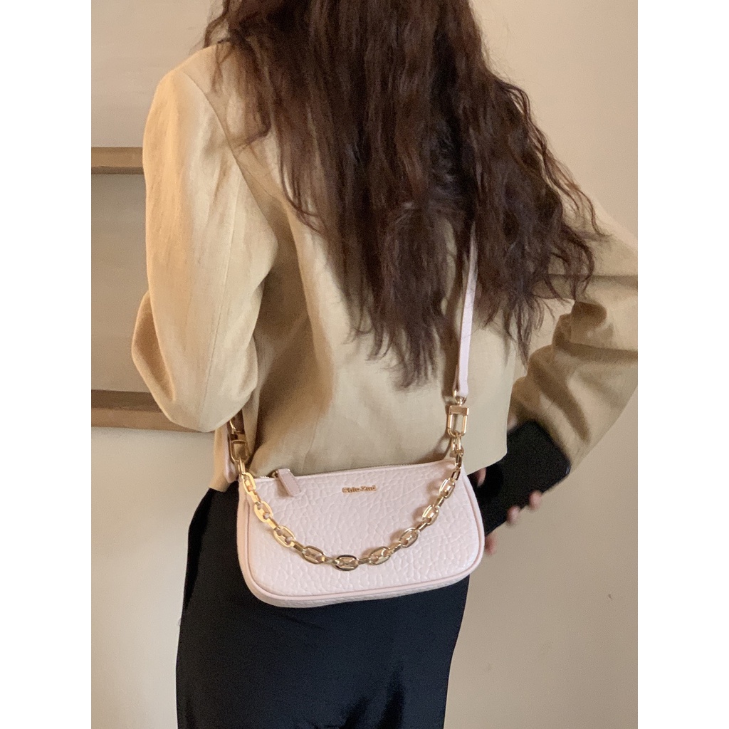 Túi Xách Nữ Da Cá Sấu Túi Xách Phối Dây Xích Thời Trang 2023