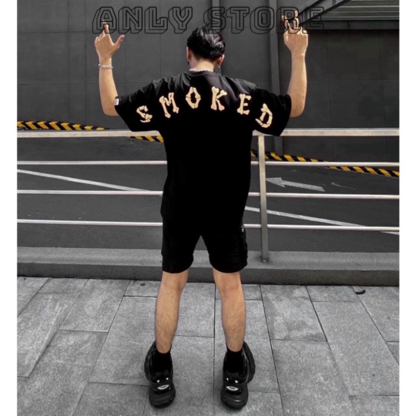 Áo thun SMOKED In hình xương bàn tay, Áo Phông Nam Nữ Unisex Form Rộng. | BigBuy360 - bigbuy360.vn