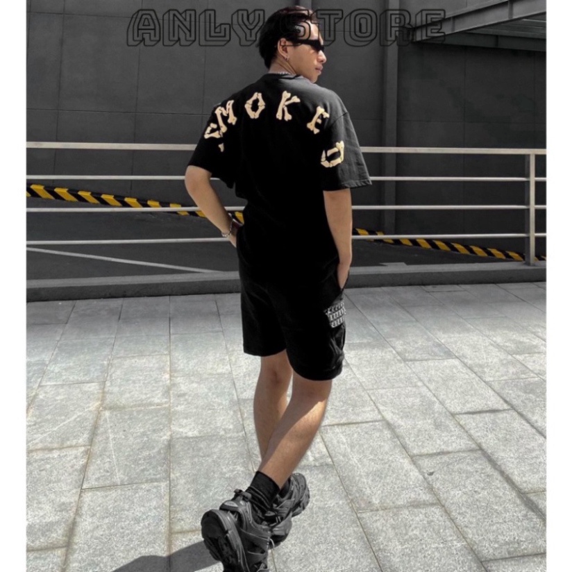 Áo thun SMOKED In hình xương bàn tay, Áo Phông Nam Nữ Unisex Form Rộng. | BigBuy360 - bigbuy360.vn