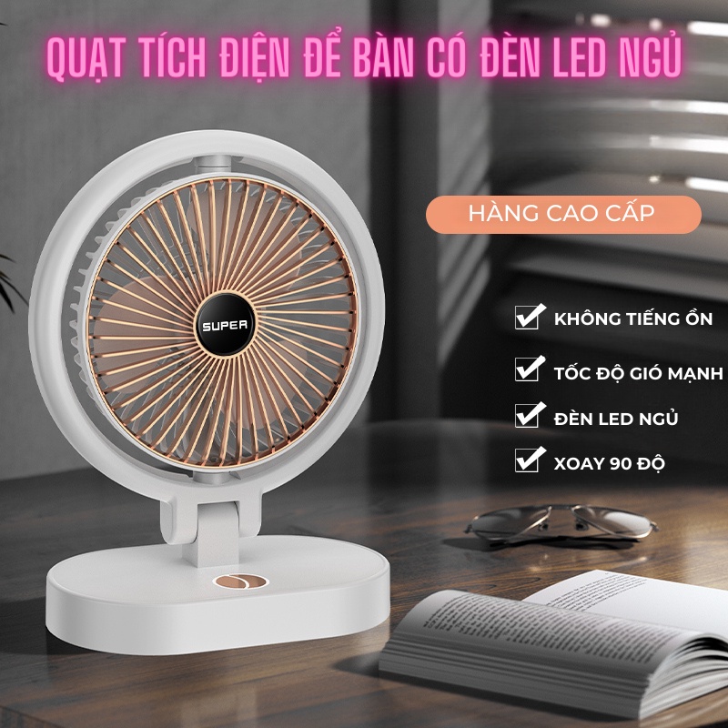 Quoạt sạc usb cao cấp SUPER Cao 25cm,Tích Điện 3 Đến 4 Tiếng