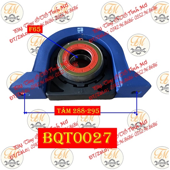 bi quang treo F65 DP chân rộng tâm 30 samtin