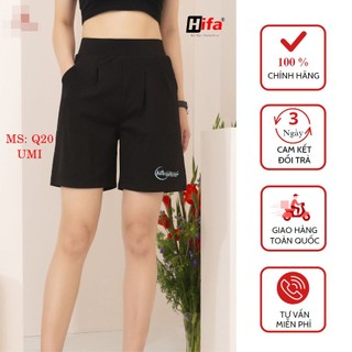 Quần Short Nữ Ống Rộng, Quần Đùi Lửng Nữ Chất Umi Hàn Hifa Hoàng Hiền: Q20