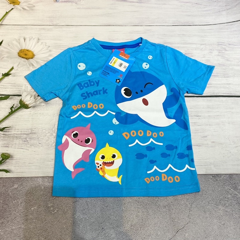 Áo phông dư xịn baby shark cho bé 2-6Y
