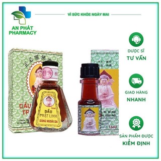 Dầu gió phật linh/ dầu gió trường sơn/Dầu Nhị Thiên Đường/ Chai 1,5ml/5ml