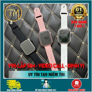 Đồng hồ thông minh 2023 đồng hồ thông minh lắp sim định vị lbs+wifi, gọi video cao cấp y96 kháng nước