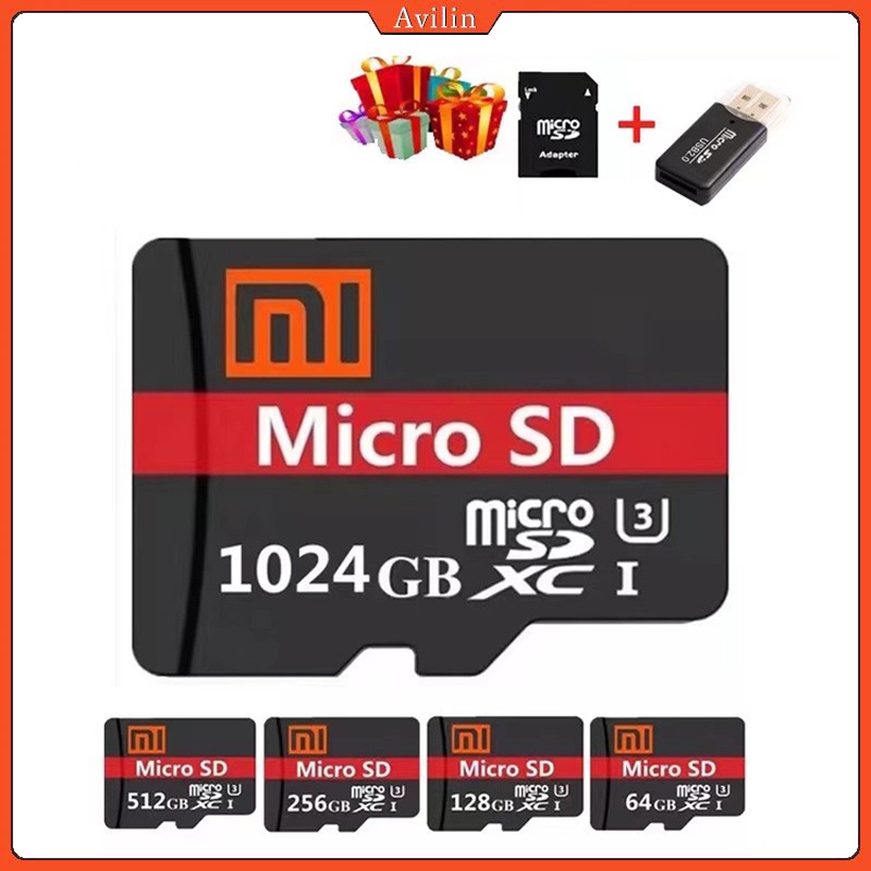 Thẻ Nhớ Xiaomi microsd 128gb 64gb 256gb 512gb 32gb 128gb class 10 Tốc Độ Cao