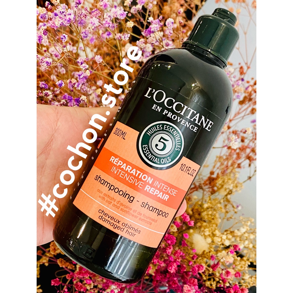 L'OCCITANE Dầu Gội Phục Hồi Chuyên Sâu Cho Tóc Khô & Hư Tổn Aromachologie Intensive Repair Shampoo 300ml