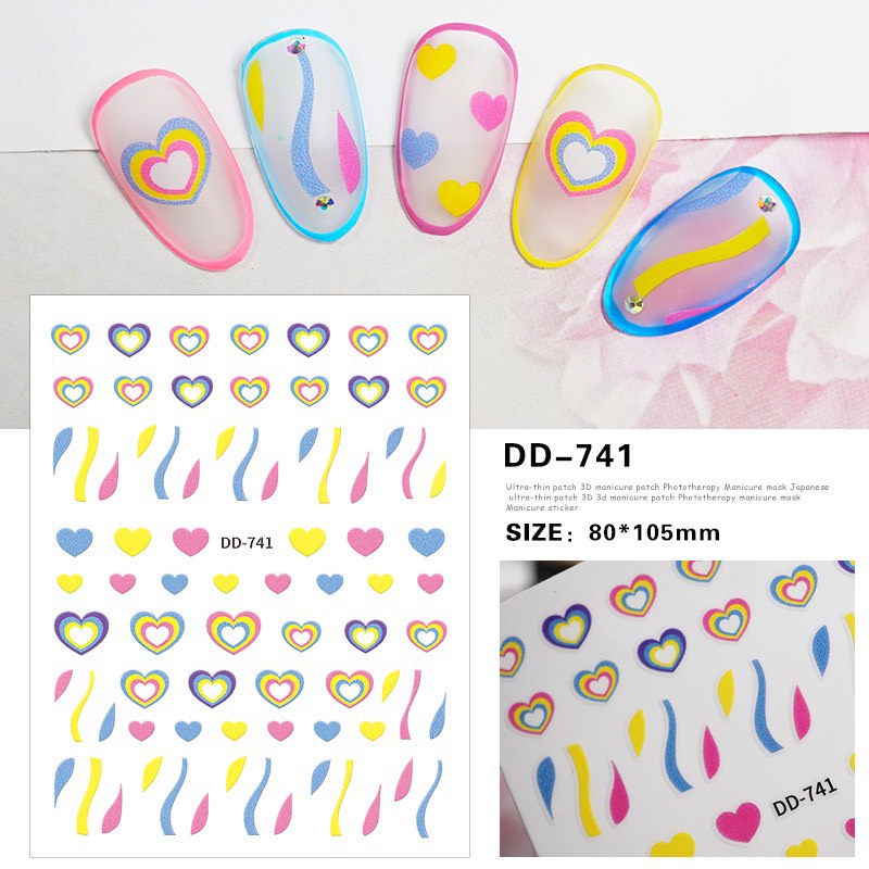 Sticker đủ các thương hiệu trang trí nail - Phụ kiện nail giá rẻ chuyên nghiệp