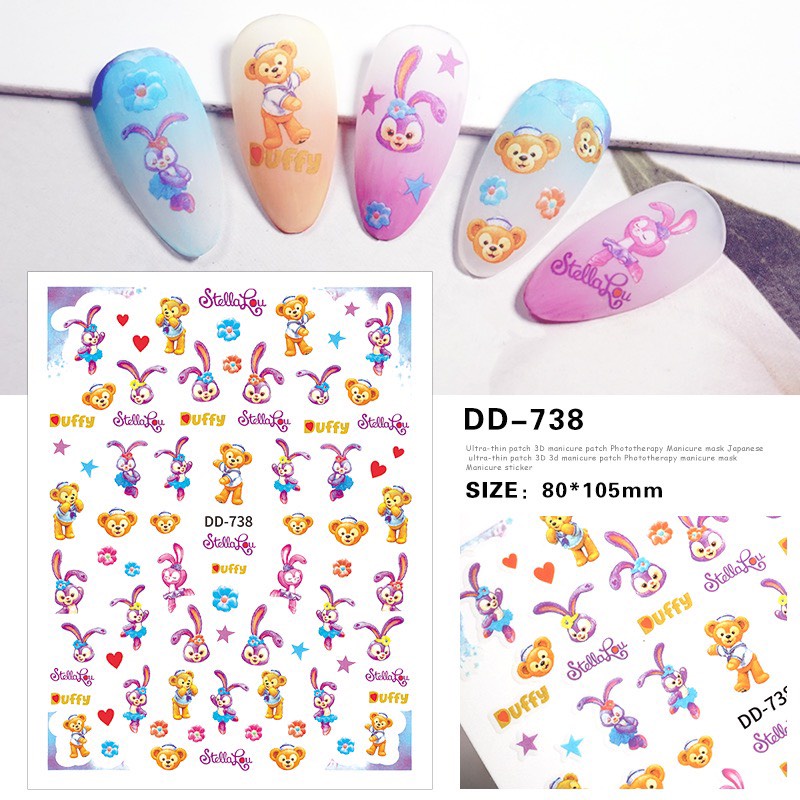 Sticker đủ các thương hiệu trang trí nail - Phụ kiện nail giá rẻ chuyên nghiệp