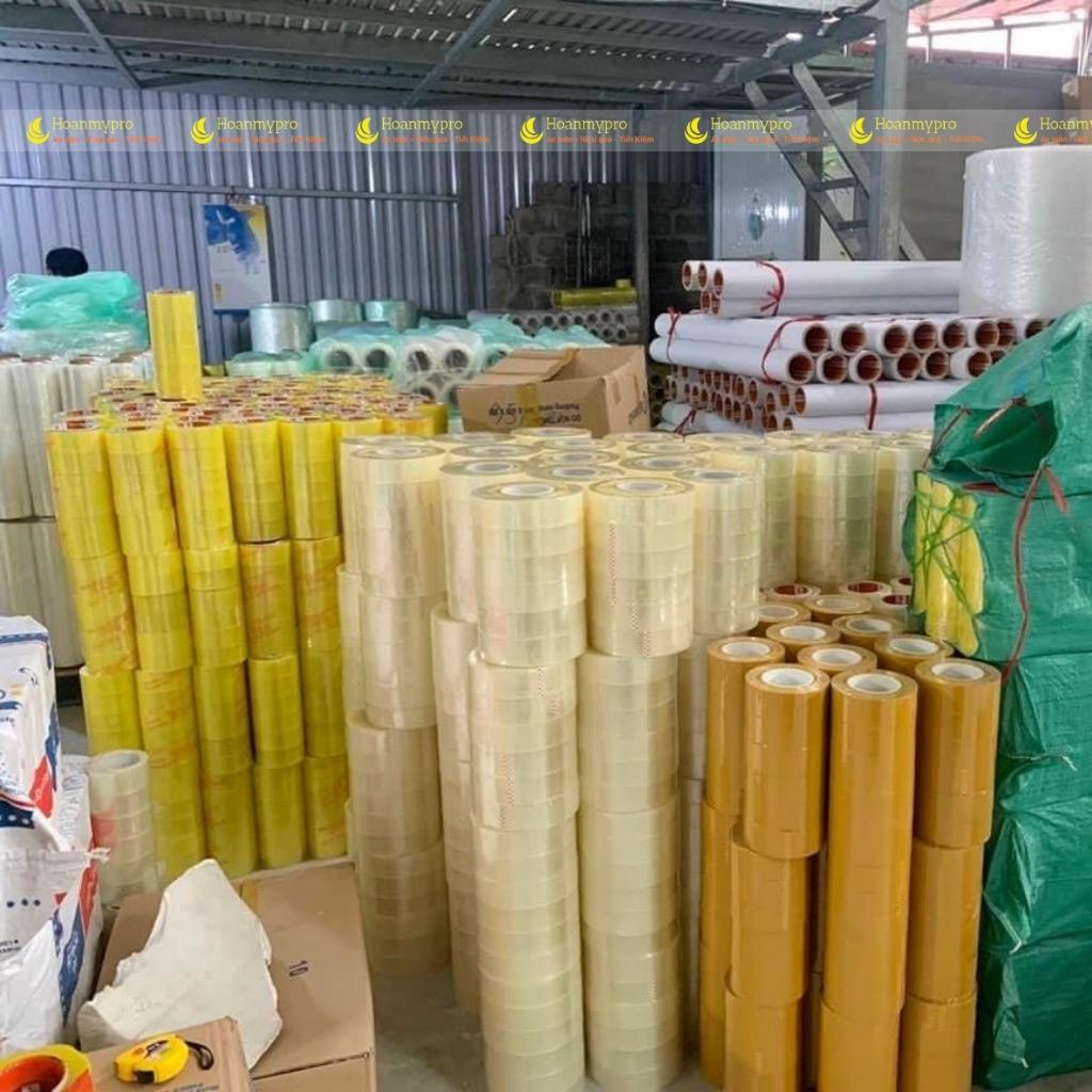 Băng dính băng keo đóng hàng 6 cuộn 2,4kg lõi mỏng