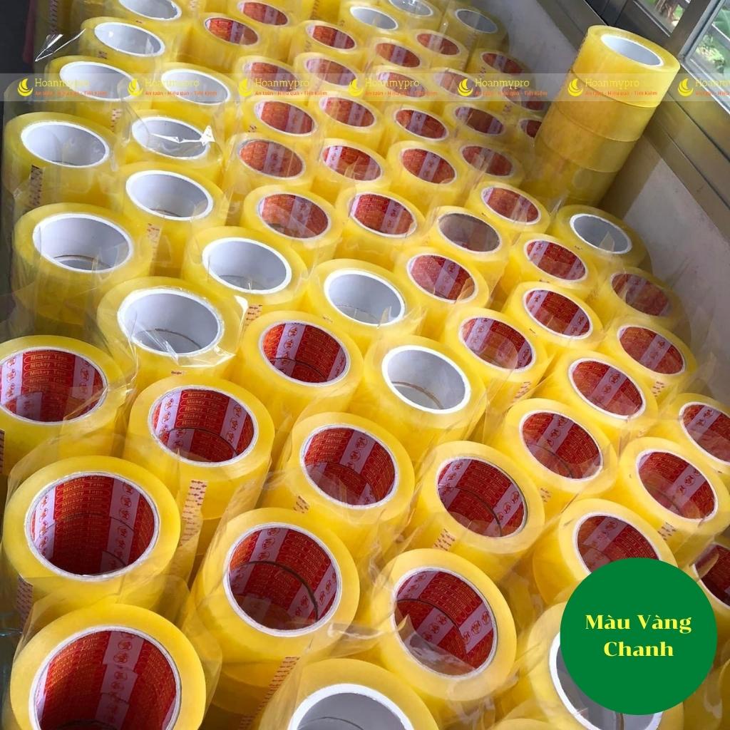 Băng dính băng keo đóng hàng 6 cuộn 2,4kg lõi mỏng