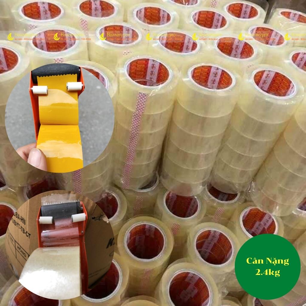 Băng dính băng keo đóng hàng 6 cuộn 2,4kg lõi mỏng