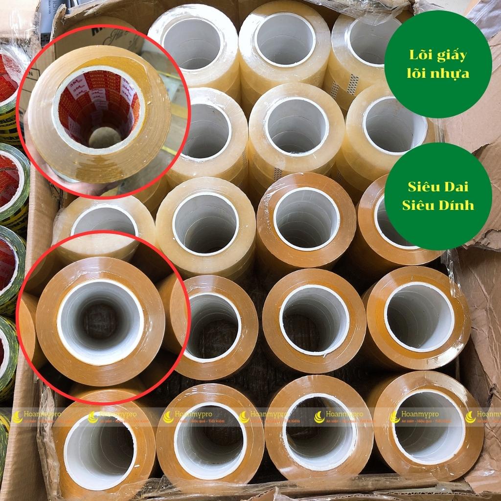 Băng dính băng keo đóng hàng 6 cuộn 2,4kg lõi mỏng