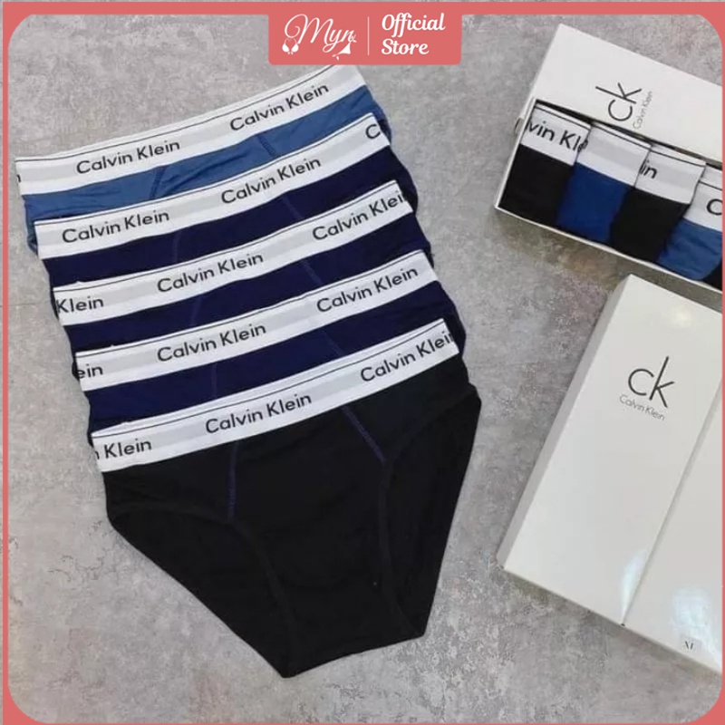HỘP 5 QUẦN QUẦN LÓT NAM CHÉO THUN LẠNH CẠP TO CO GIÃN 4 CHIỀU THẤM HÚT MỒ HÔI MYN_UNDERWEAR
