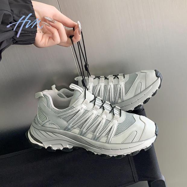 Giày Thể Thao Đế Dày Phối Lưới Mỏng Thoáng Khí Thời Trang Mùa Hè 2023 Phong Cách Mới Cho Nữ