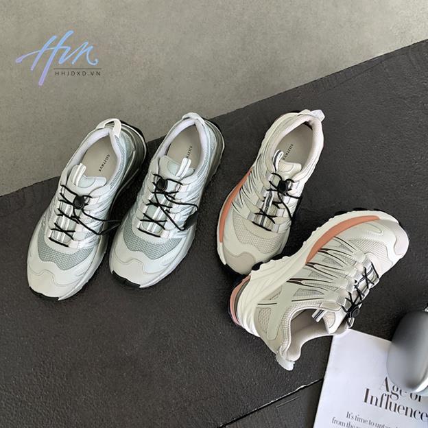 Giày Thể Thao Đế Dày Phối Lưới Mỏng Thoáng Khí Thời Trang Mùa Hè 2023 Phong Cách Mới Cho Nữ