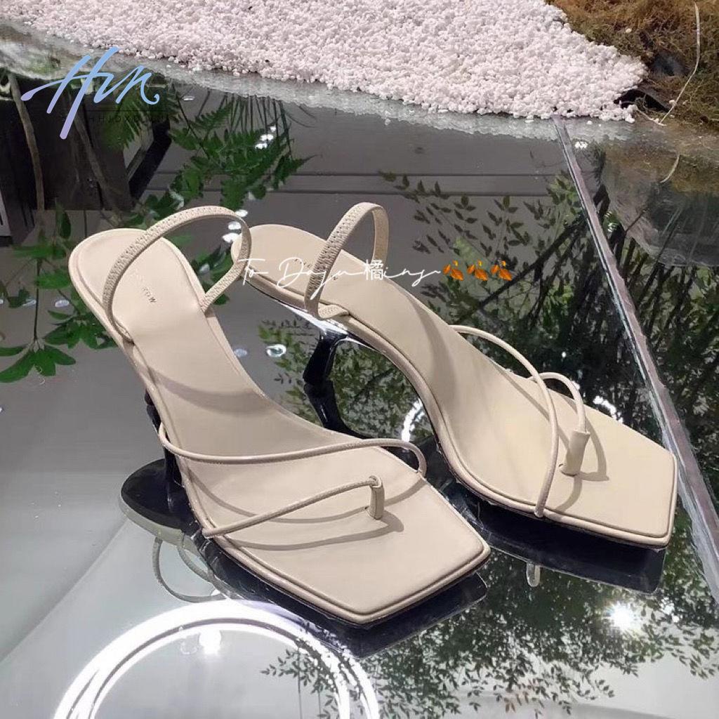 Hàng Mới Về Mới Sandal Cao Gót Mũi Vuông Thời Trang Mùa Hè 2023 Dành Cho Nữ