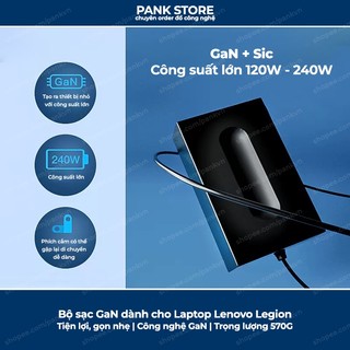 Sạc gan 230w - 300w dành cho laptop | công nghệ gan | nhỏ gọn, tiện lợi | trọng lượng chỉ 570g