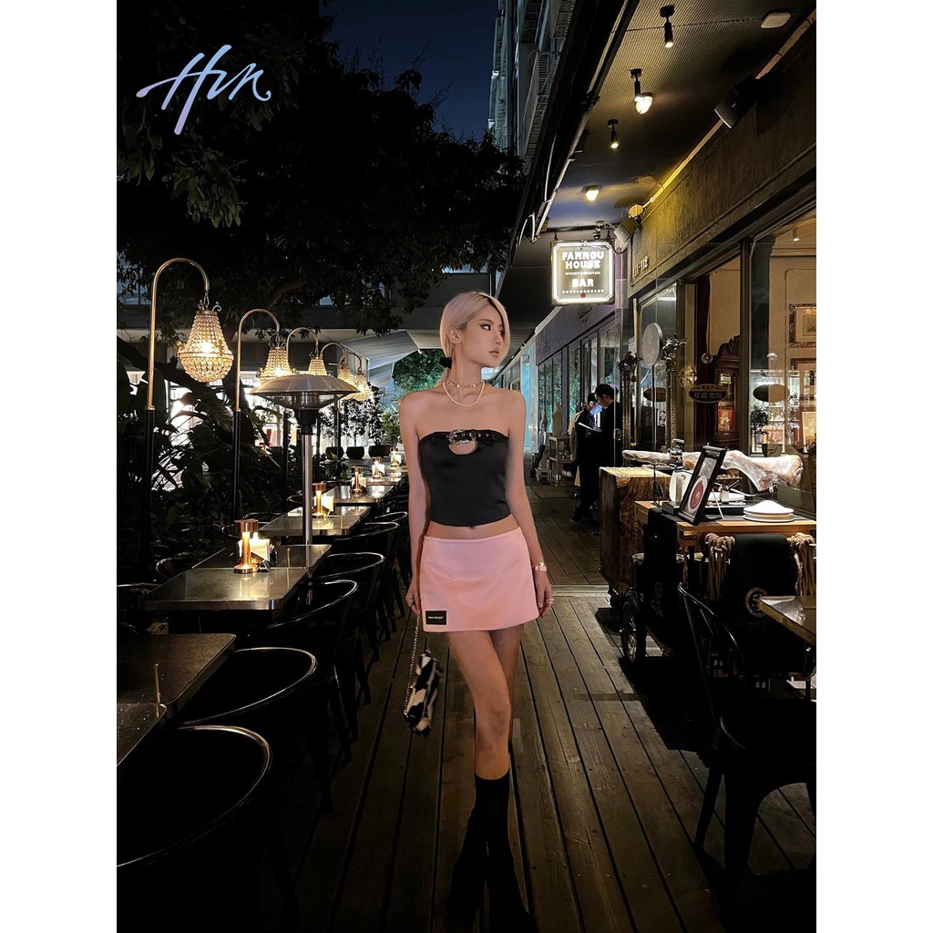 Áo Ống Rỗng Một Bên Vai Tạo Dáng Eo Hẹp Quyến Rũ Cho Nữ