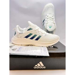 Sneaker Nam Giày Thể Thao Chạy Bộ Siêu Nhẹ Thoáng Khí Chống Trượt 2 mầu đen và trắng Fullbox
