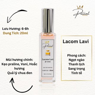 Nước hoa thơm lacom lavi 20ml dạng xịt nước hoa thơm lâu ngọt ngào quyến rũ