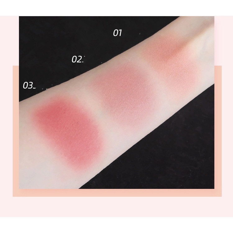 Phấn má hồng 3 màu mịn lỳ lâu trôi HOT TREND