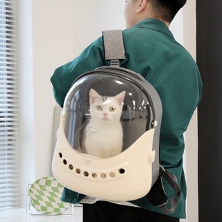 Balo trong suốt vận chuyển chó mèo cao cấp , balo phi hành gia cho pet lớn tiện dụng