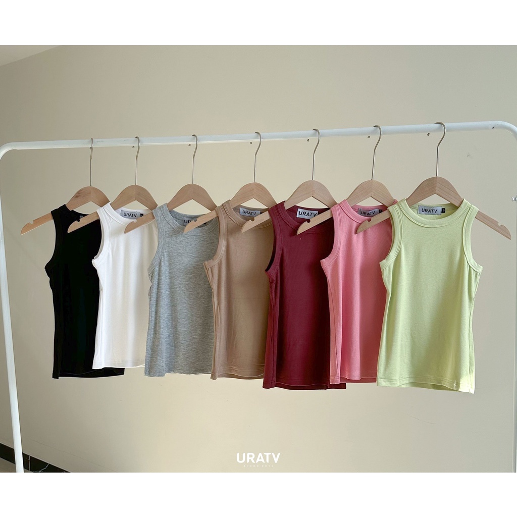 [CÓ SẴN-ẢNH THẬT] Áo tanktop gân dáng thường