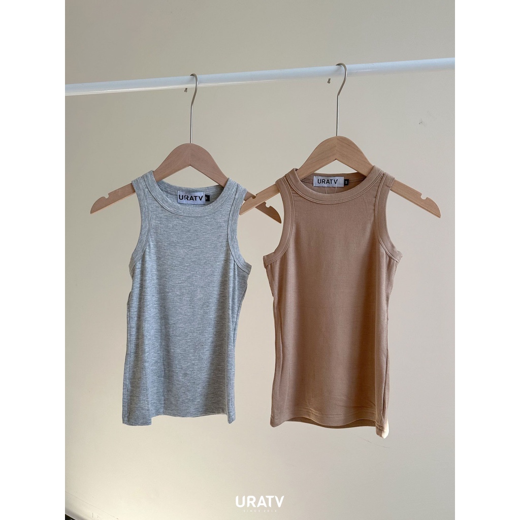 [CÓ SẴN-ẢNH THẬT] Áo tanktop gân dáng thường