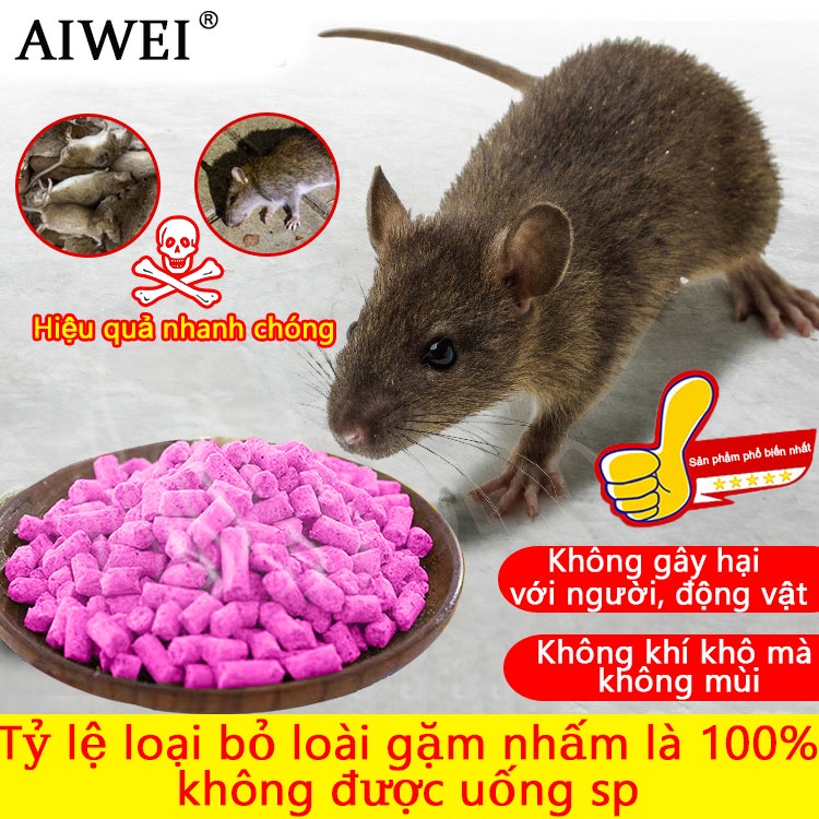 Chuột bị diệt hết☛AIWEI Thuốc diệt chuột hiệu quả cao Diệt chuột nhanh chóng（100g/200g/300g）