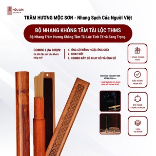 Bộ Nhang Trầm Hương Không Tăm Tài Lộc THMS, Trầm Hương Tự Nhiên, Thư Giãn, Tỉnh Táo Tinh Thần