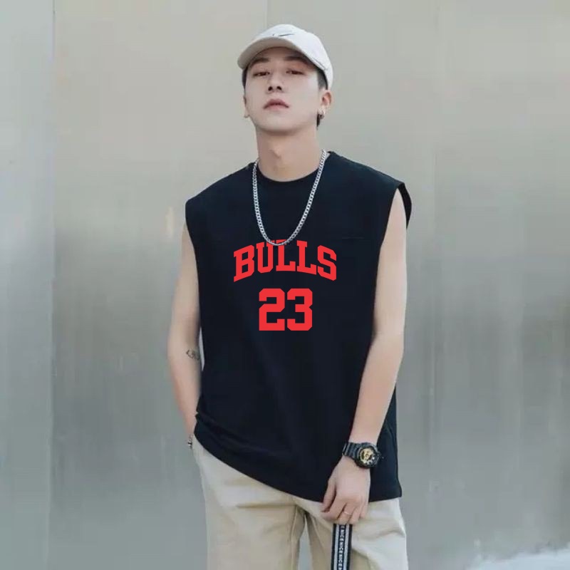 Áo ba lỗ nam michigan vải cotton thoáng mát - áo tanktop phong cách hip hop hàn quốc ullzang