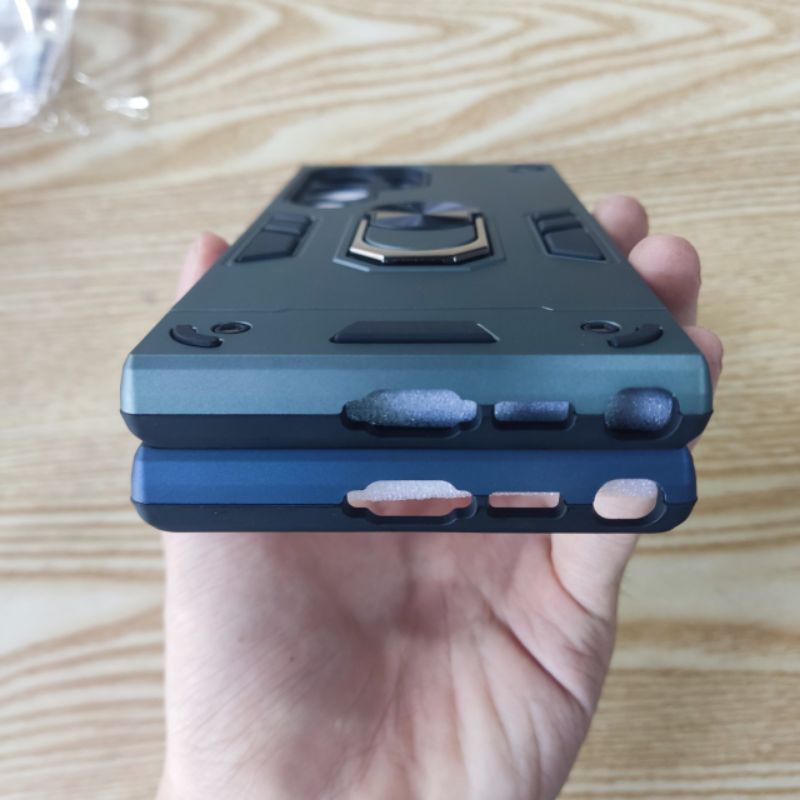 Ốp lưng Samsung S23 Utra dẻo viền đen lưng kèm iring có bảo vệ camera