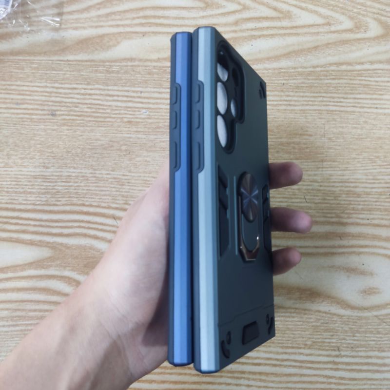 Ốp lưng Samsung S23 Utra dẻo viền đen lưng kèm iring có bảo vệ camera