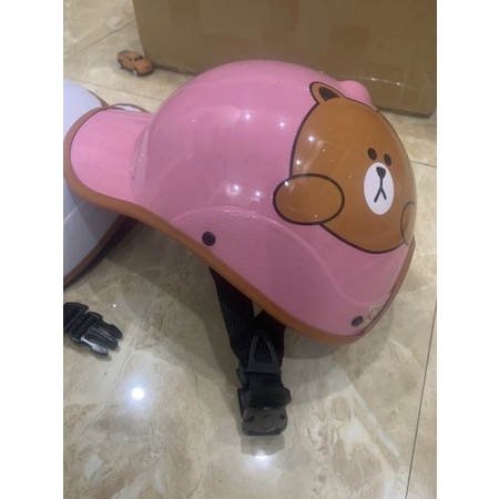 Mũ bảo hiểm lưỡi trai gấu hit hot