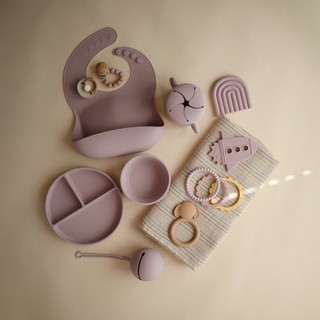Set 2 thìa ăn dặm silicon Mushie