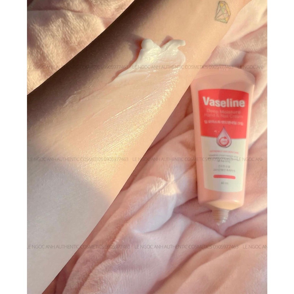 Kem Dưỡng Da Tay Vaseline 24h Deep Moisture Hand & Nail Cream 60ml