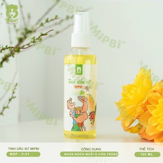 Tinh dầu xịt đuổi muỗi, đuổi côn trùng mipbi 100ml