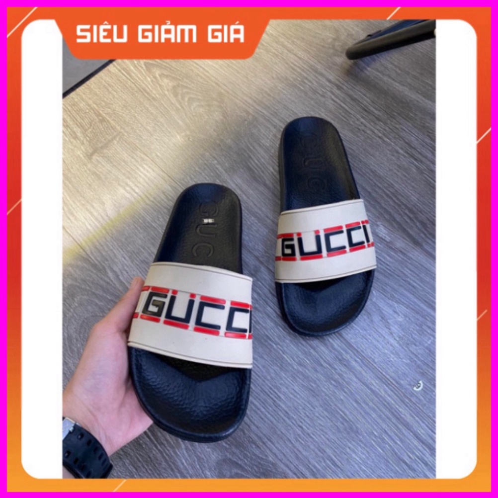Dép Thời Trang Quai Ngang Nam Cao Cấp GUCCI Bản Đế Super Free Ship Xmenshop