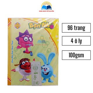 Combo 10 cuốn tập 96 trang 4 ôly dày 100gsm hòa bình